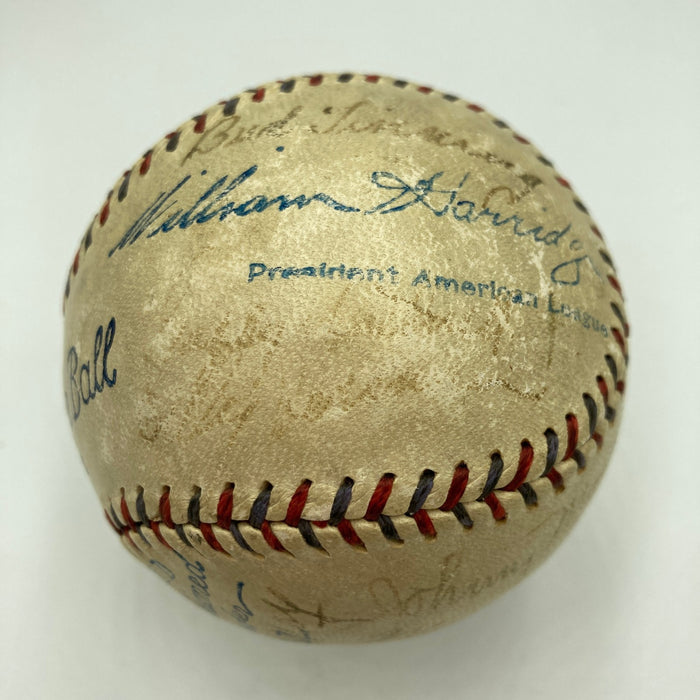 Babe Ruth & Chicago Cubs 1932 World Series Called Shot Signed Baseball PSA DNA