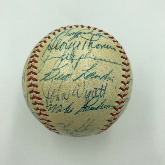 1967 Boston Red Sox AL Champs Team Signed American League Baseball With JSA COA