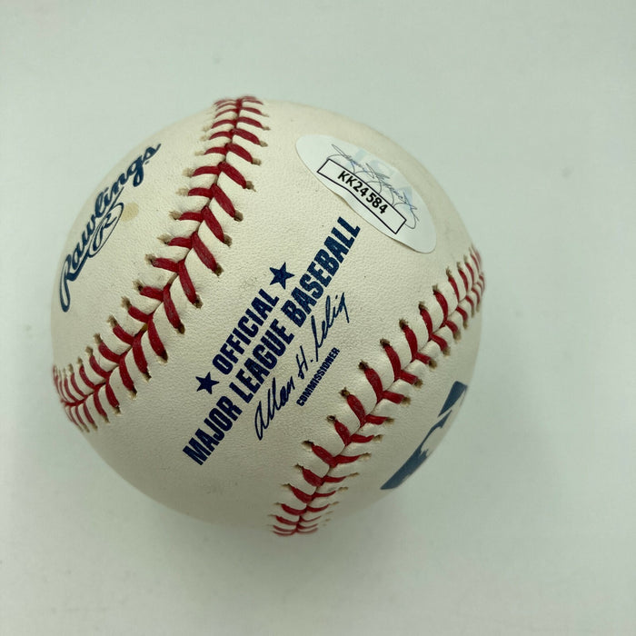 Hugh O'Brian Signed Autographed MLB Baseball Celebrity JSA COA