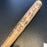 2000 Yankees Team Signed Bat Derek Jeter Mariano Rivera Inscribed "3 Peat" BAS