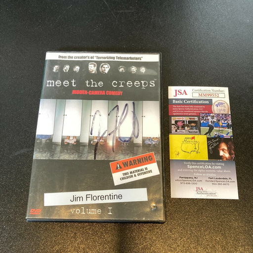 Jim Florentine Signed Autographed Meet The Creeps DVD With JSA COA