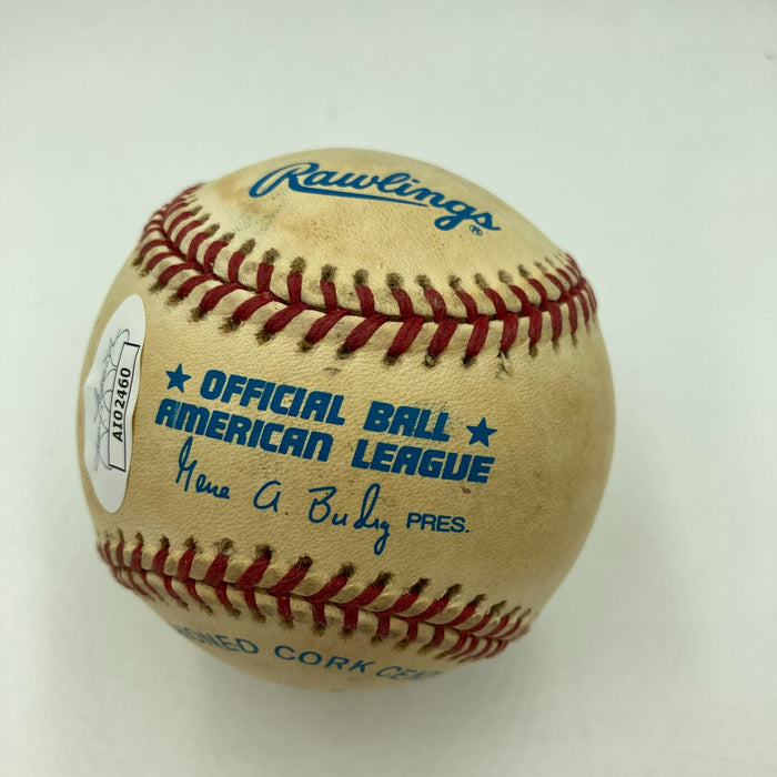 Birdie Tebbetts Signed Official American League Baseball JSA COA