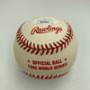 John Sterling "Hayes Makes The Catch!" Signed 1996 World Series Baseball JSA COA
