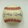 Mickey Mantle Signed American League Baseball PSA DNA Graded MINT 9