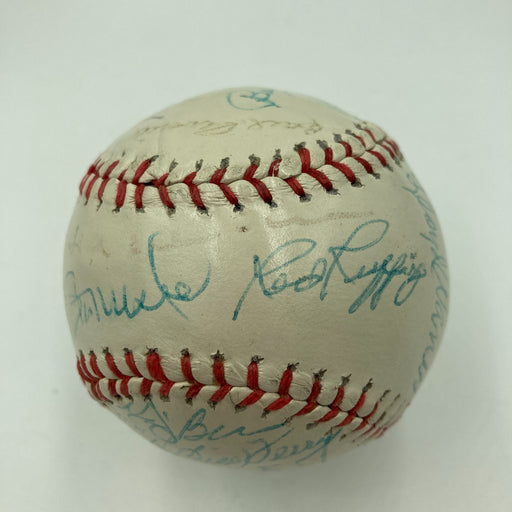Hall Of Fame Multi Signed Baseball Red Ruffing Goose Goslin Rube Marquard JSA