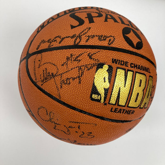 1985-86 Louisville Cardinals NCAA Champs Team Signed Basketball JSA COA