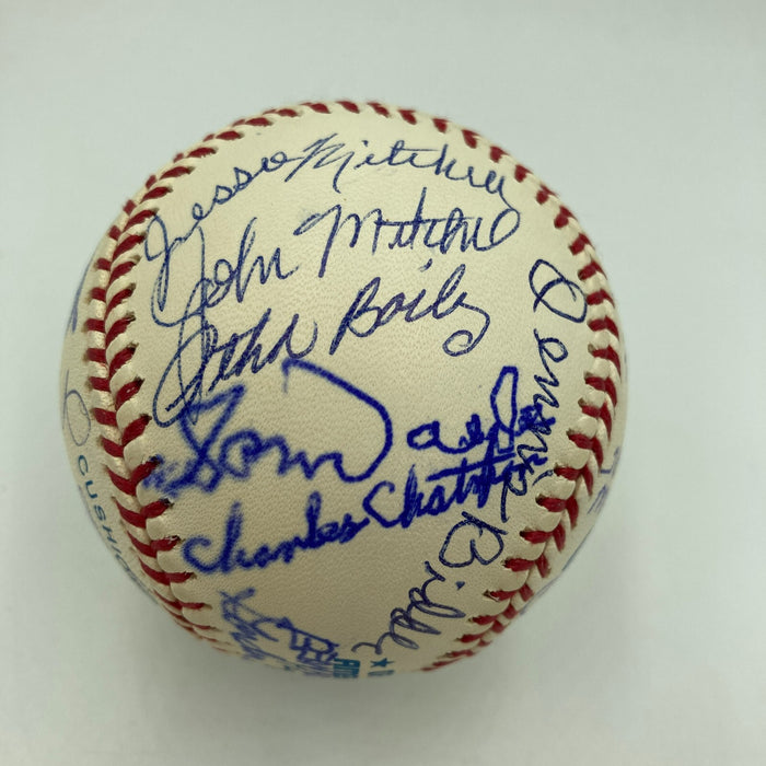 Beautiful Negro League Legends Multi Signed Baseball 30 Sigs With JSA COA