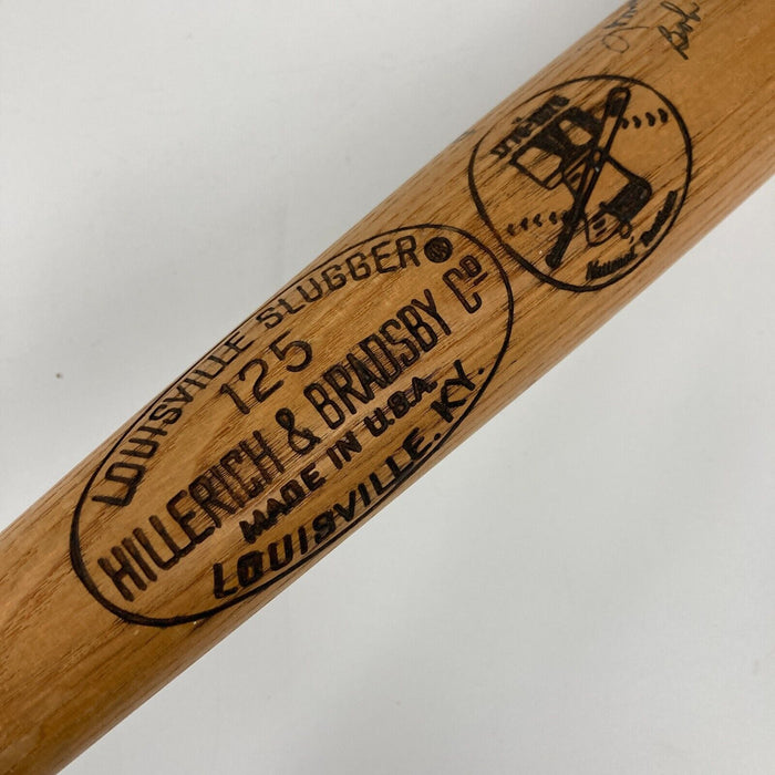 Hank Aaron 1976 Atlanta Braves Signed Louisville Slugger Bicentennial Bat PSA