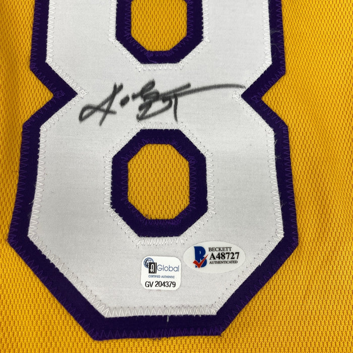 Kobe Bryant Signed 2001 Finals Los Angeles Lakers Pro Cut Jersey Beckett & PSA