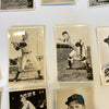 Lot Of (21) 1950's Cleveland Indians Signed Autographed Vintage Photos
