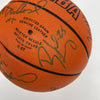 1993-94 Houston Rockets NBA Champs Team Signed Official Game Basketball JSA COA