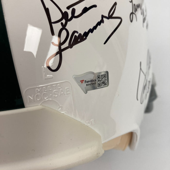 1969 New York Jets Super Bowl Champs Team Signed Authentic Game Helmet Steiner