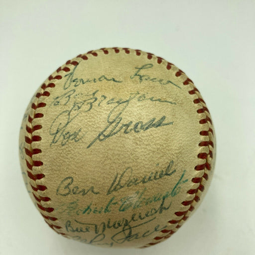 Roberto Clemente 1959 Pittsburgh Pirates Team Signed Official AL Baseball JSA