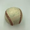 1960 Milwaukee Braves Team Signed Baseball Hank Aaron Eddie Mathews Warren Spahn