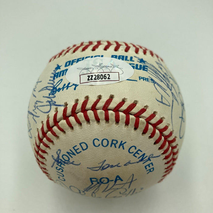 1992 Toronto Blue Jays World Series Champs Team Signed Baseball JSA COA
