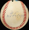 Joe Dimaggio Signed Heavily Inscribed STAT Baseball JSA COA