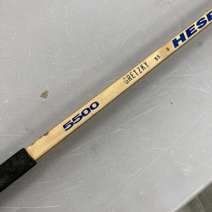 Wayne Gretzky Signed Game Issued Hespeler Hockey Stick JSA COA