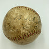 Babe Ruth & Lou Gehrig Sweet Spot Signed 1920's Baseball JSA COA