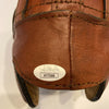 Sammy Baugh  Signed Vintage Leather Mini Helmet JSA COA