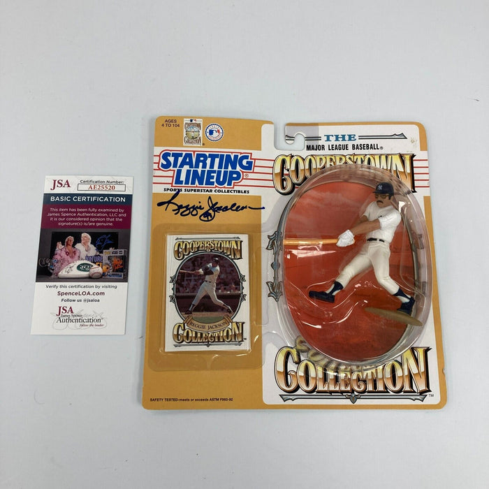 Reggie Jackson Signed Autographed Starting Lineup SLU With JSA COA
