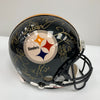 2005 Pittsburgh Steelers Super Bowl Champs Team Signed Game Helmet Beckett COA