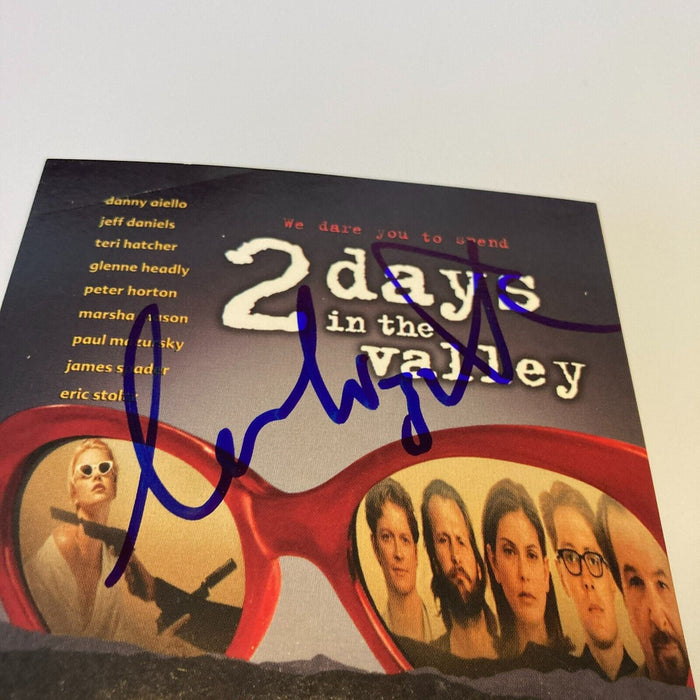 Charlize Theron Signed 2 Days In The Valley Movie Postcard JSA COA