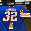 O.J. Simpson Signed 1970's Buffalo Bills Goodman & Sons Game Model Jersey JSA