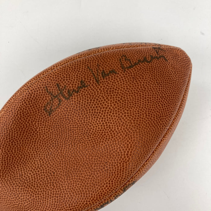 Ken Strong Hall Of Fame Multi Signed Wilson NFL Football JSA COA
