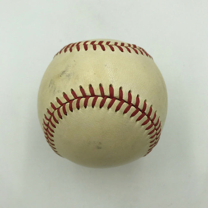 Chuck Dressen Single Signed 1940's National League Baseball Brooklyn Dodgers PSA
