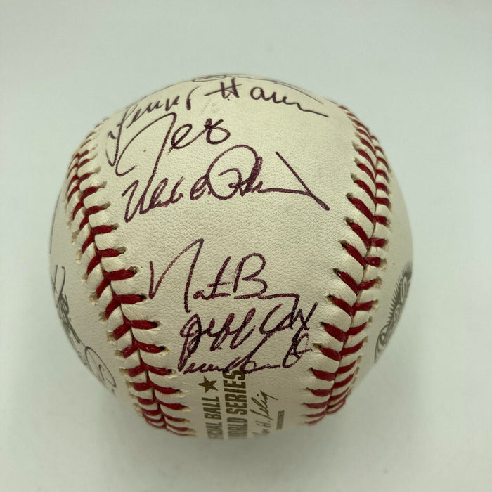 2003 Florida Marlins World Series Champs Team Signed W.S. Baseball MLB Hologram