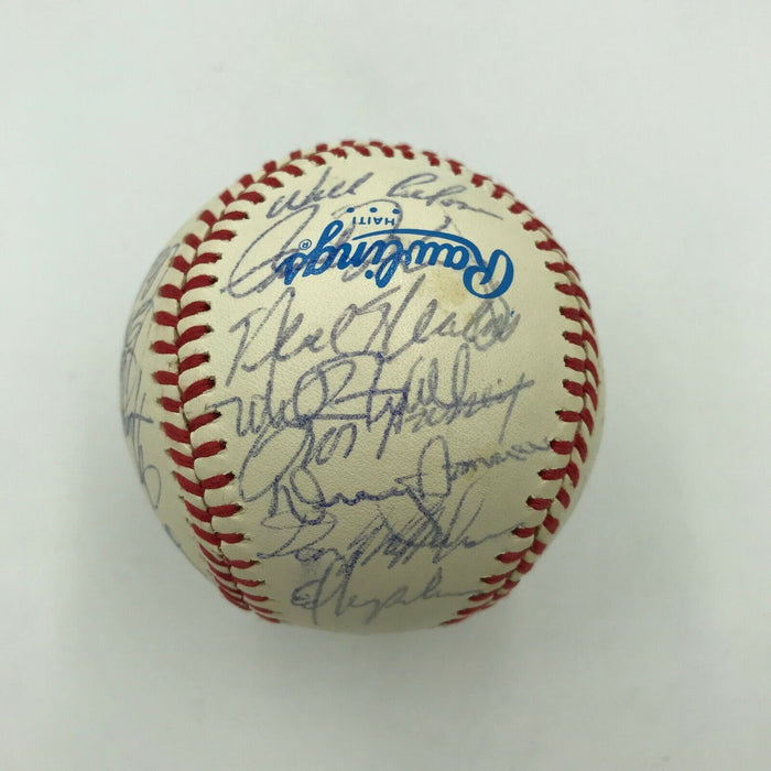 1982 Cleveland Indians Team Signed Official American League Baseball