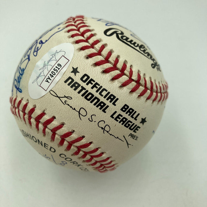 Beautiful 1976 Cincinnati Reds World Series Champs Team Signed Baseball JSA COA