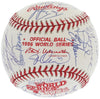1986 New York Mets World Series Champs Team Signed W.S. Baseball 35 Sigs JSA COA