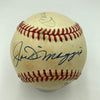 Mickey Mantle Joe Dimaggio Ted Williams Signed American League Baseball JSA COA