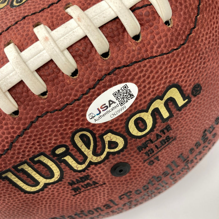 Roger Staubach #12 Signed Official NFL Wilson Game Football JSA COA