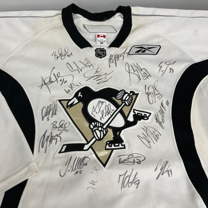 Sidney Crosby Rookie 2005-06 Pittsburgh Penguins Team Signed Game Jersey JSA COA