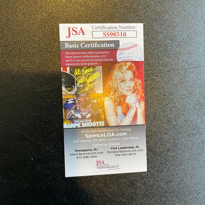 Jana Novotna Signed Autographed Tennis Photo With JSA COA