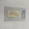 Pete Maravich "Pistol Pete" Signed Cut Signature Auto PSA DNA Certified