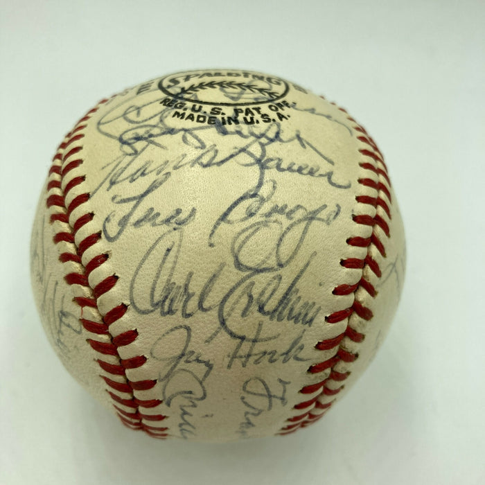Mickey Mantle New York Hall Of Fame Legends Multi Signed Baseball 33 Sigs JSA