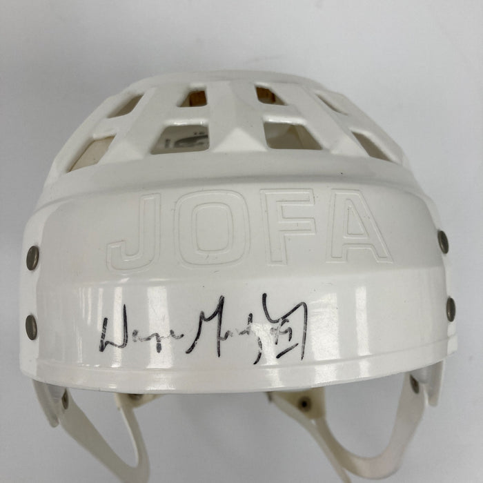 Wayne Gretzky Signed NHL Jofa Hockey Helmet JSA COA