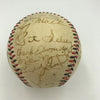 Nice 1943 Cleveland Indians Team Signed Autographed Baseball JSA COA