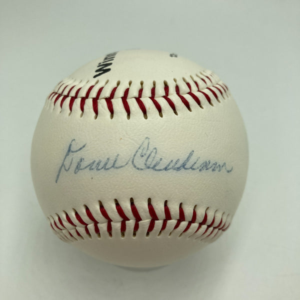 Donn Clendenon & Bob Wolff Signed Baseball