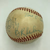 Satchel Paige Roger Maris Stan Musial HOF Legends Signed 1960's Baseball Beckett