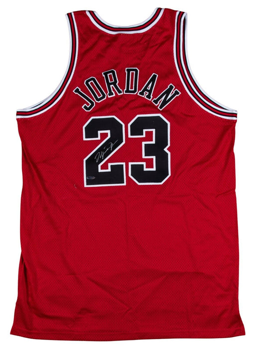 Michael Jordan Signed 1997-98 Pro Cut Chicago Bulls Jersey UDA Upper Deck COA