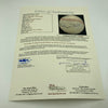 Willie Mays & Leo Durocher Signed Baseball JSA COA