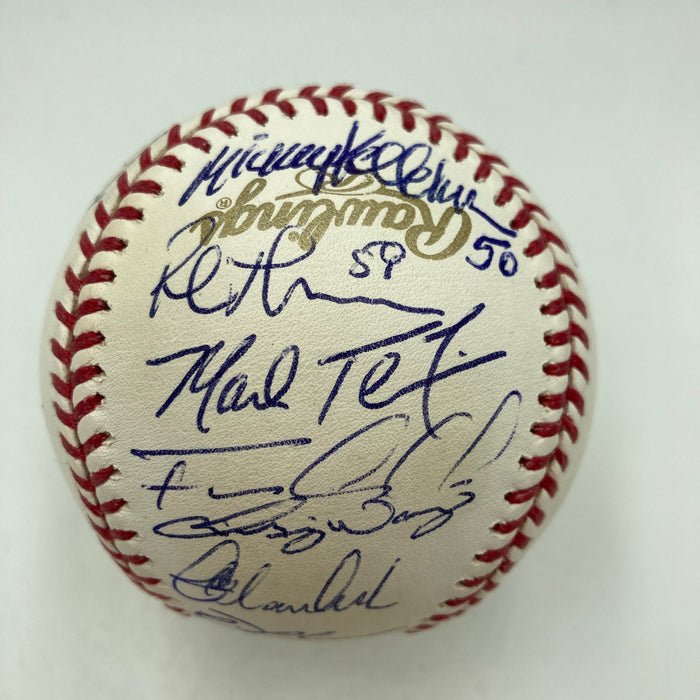 2009 New York Yankees World Series Champs Team Signed W.S. Baseball JSA COA
