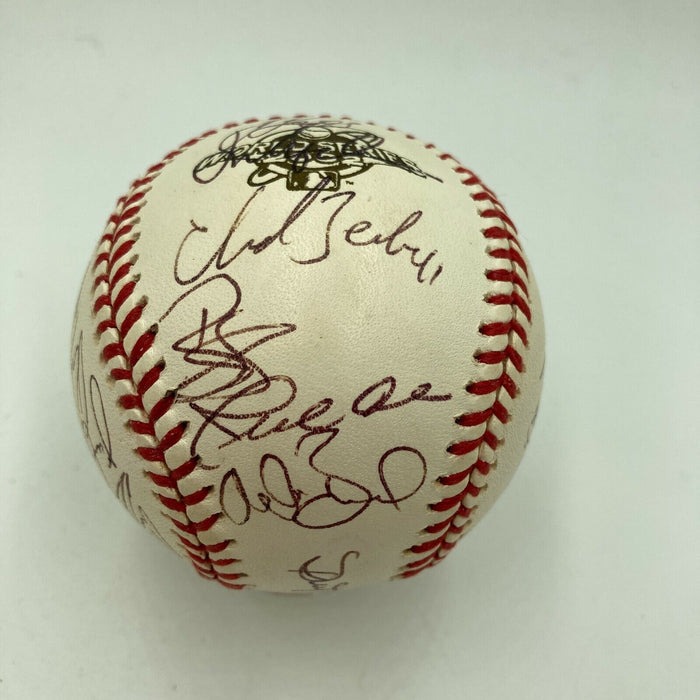 2002 San Francisco Giants NL Champs Team Signed World Series Baseball JSA COA
