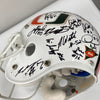 1998 Miami Hurricane Team Signed Game Issued Helmet 41 Sigs PSA DNA COA