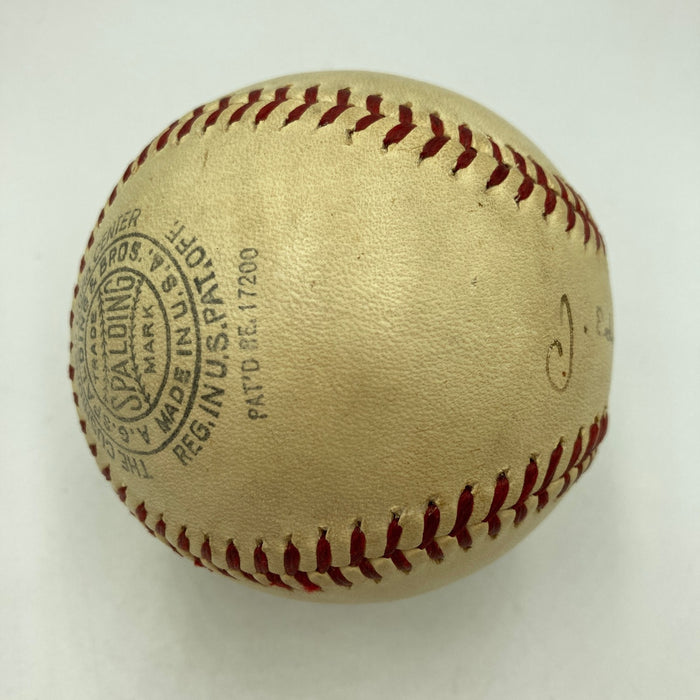 J. Edgar Hoover Single Signed 1930's Baseball The Only One Known PSA & Beckett