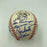 Beautiful 1965 Chicago Cubs Team Signed Baseball Ernie Banks Ron Santo JSA COA